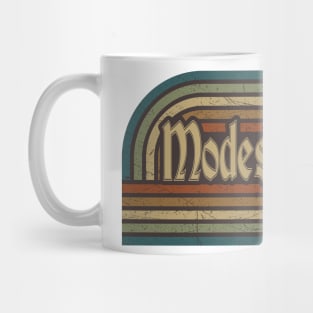 Modest Mouse Vintage Stripes Mug